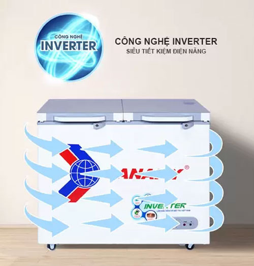 Công nghệ Inverter trên chiếc tủ đông VH-2899A4K cho khả năng tiết kiệm điện hiệu quả