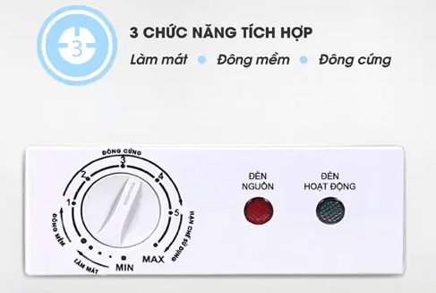 Tủ đông VH-3699A4K có bảng điều khiển bên ngoài