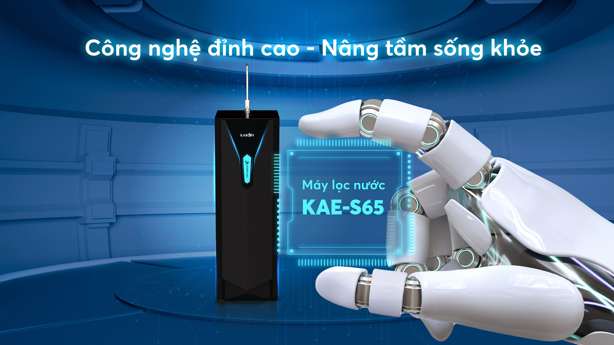 Máy lọc nước Hydro-ion kiềm Karofi KAE-S65