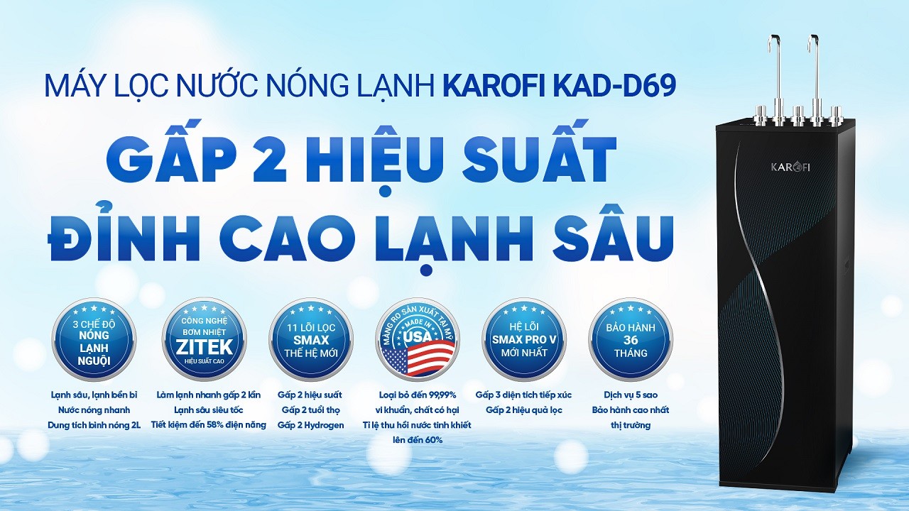 Máy lọc nước RO Karofi