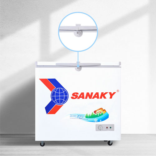 tủ đông Sanaky VH 2899A1 có khóa an toàn