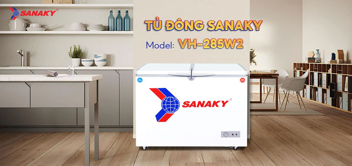 Sanaky VH 285W2 có thiết kế hiện đại, chắc chắn