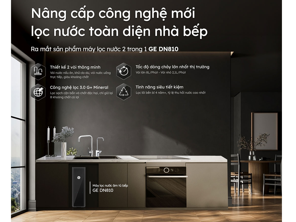 Máy lọc nước GE DN810