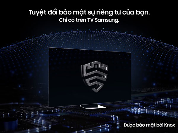 Tính năng bảo mật Samsung Knox trên TV Samsung QA43Q63CAKXXV