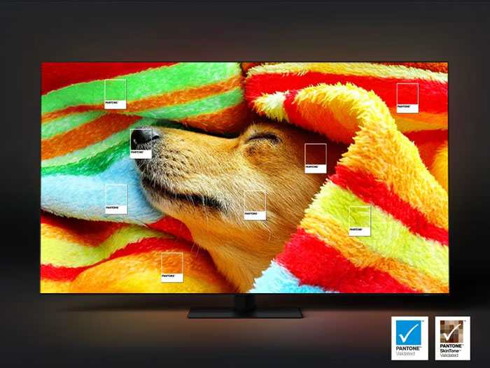 tivi Samsung 50 inch QA50Q63CAKXXV đạt chứng nhận màu sắc Pantone