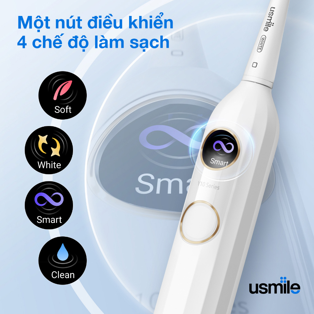 Y01 sở hữu 4 chế độ vệ sinh răng miệng toàn diện