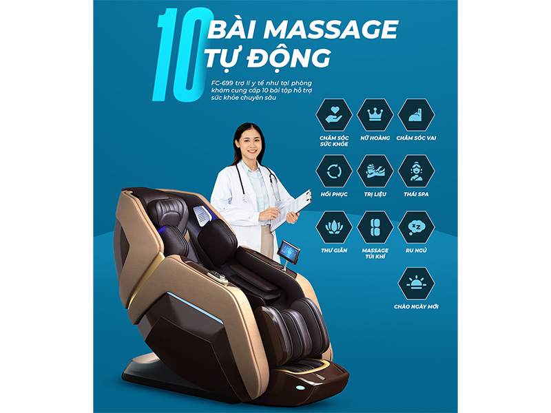 Ghế massage trị liệu Family FC-699