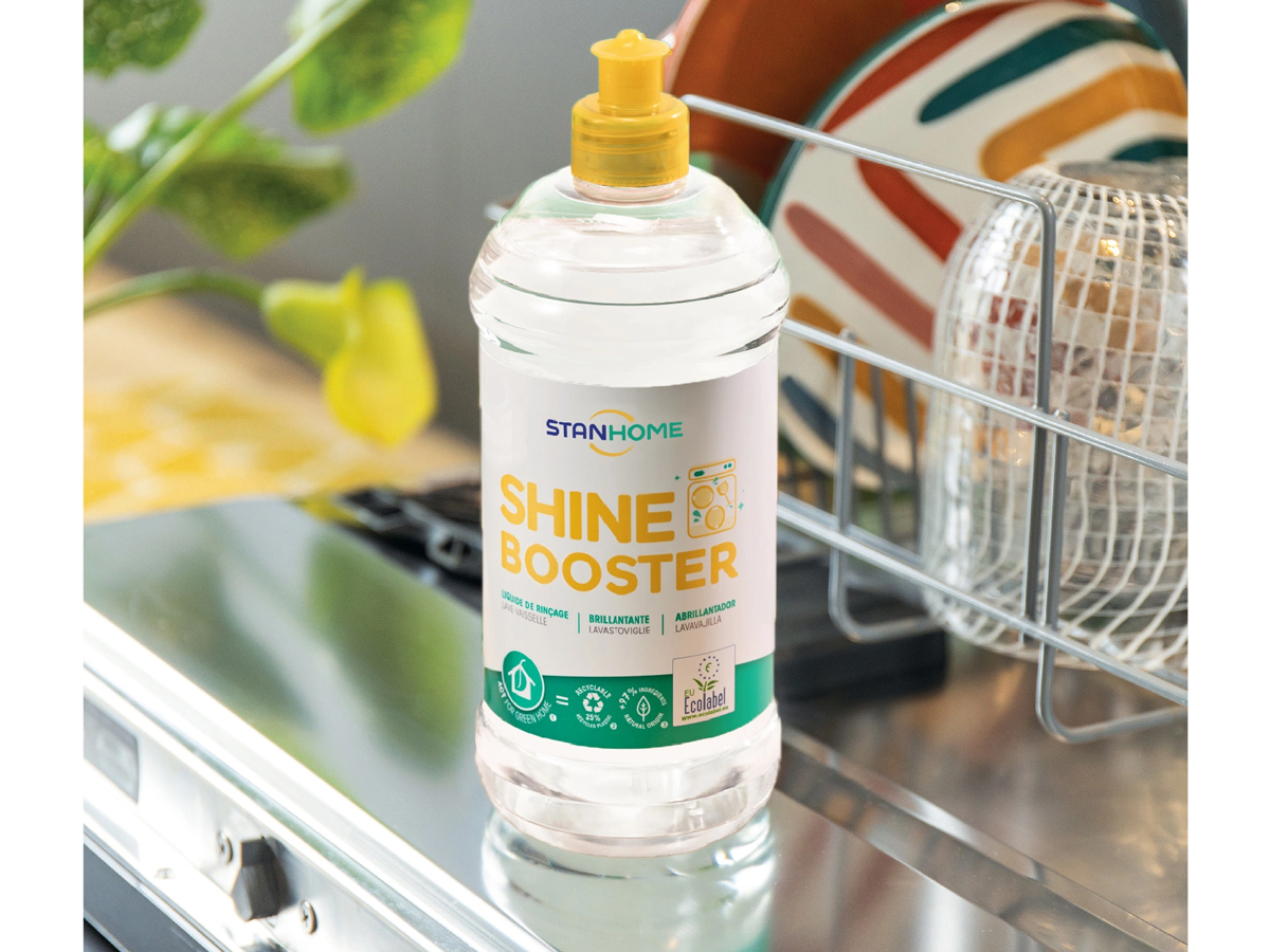 Nước làm bóng, trợ xả cho máy rửa bát Shine Booster Stanhome 