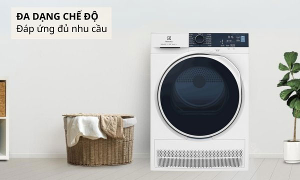 Máy sấy quần áo Electrolux EDC804P5WB có tới 13 chương trình sấy