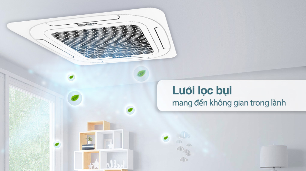 Nagakawa Cassette Inverter 8 hướng thổi NIT-C18R2U35