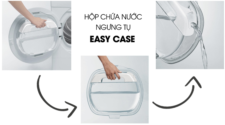 Hộp chứa nước ngưng tụ Easy Case của máy sấy Candy