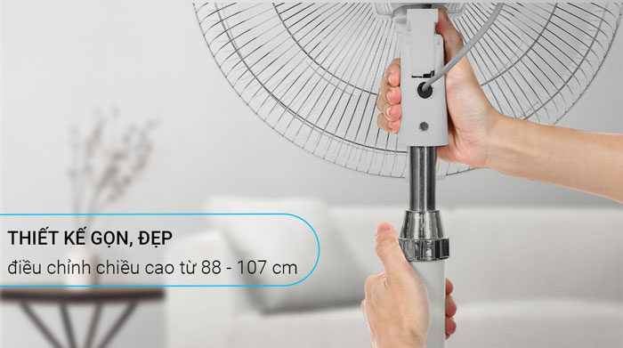 quạt Lifan Đ-616A có thể tùy chỉnh độ cao linh hoạt