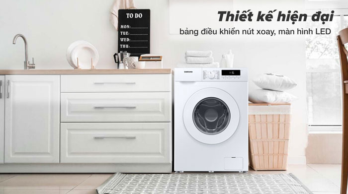 Samsung WW90T3040WW/SV có kiểu dáng hiện đại