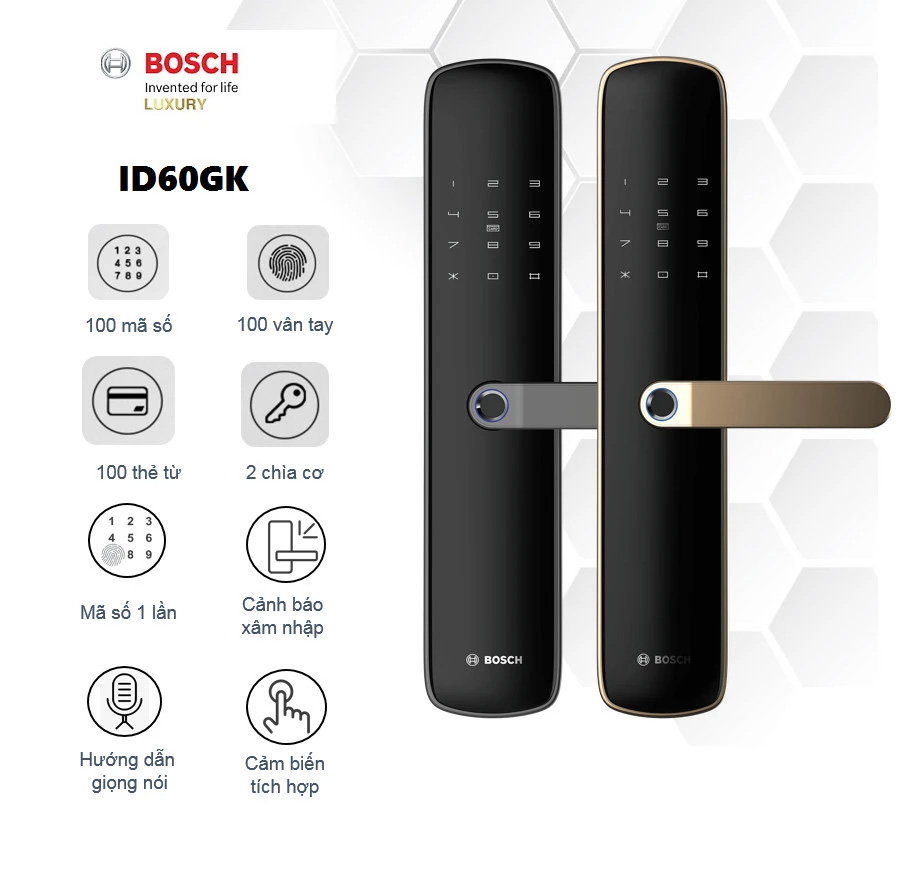 Khóa cửa vân tay Bosch ID 60GK APP