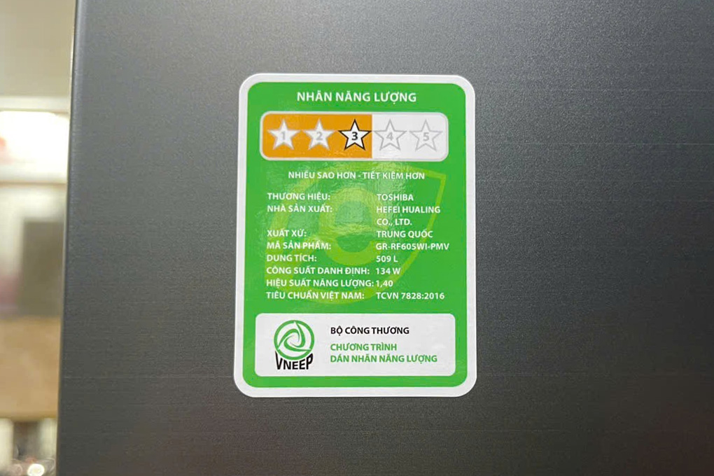 Tủ lạnh Toshiba Inverter 509 lít GR-RF605WI-PMV(06)-MG