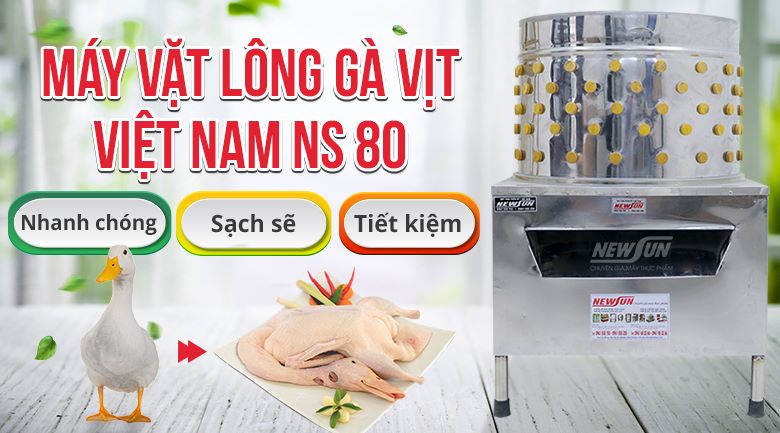 Máy vặt lông gà vịt NewSun NS80