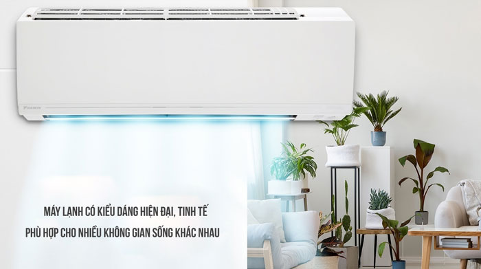 Điều hòa 1 chiều ATKC25UAVMV của Daikin có thiết kế hiện đại