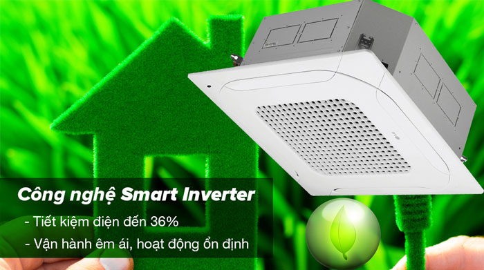 điều hòa âm trần LG ZTNQ18GPLA0/ZUAB1 sử dụng công nghệ Inverter giúp tiết kiệm điện năng hiệu quả