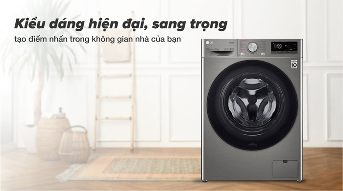 Máy giặt cửa trước FV1411S4P có thiết kế gọn gàng nổi bật