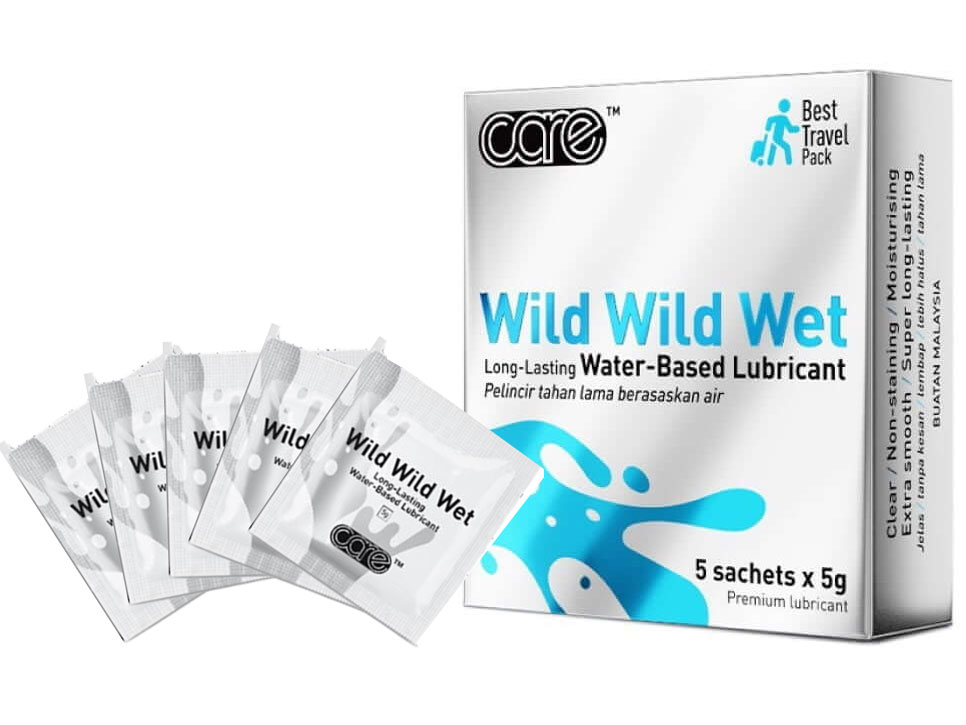 Gel bôi trơn Care Wild Wild Wet (Hộp 5 gói)