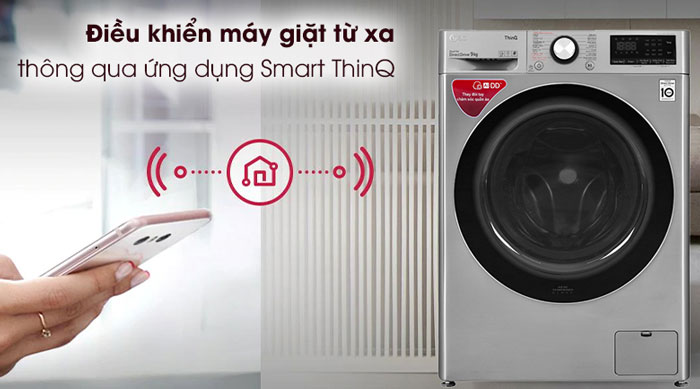 Máy giặt cửa trước FV1409S2V có khả năng điều khiển thiết bị từ xa 