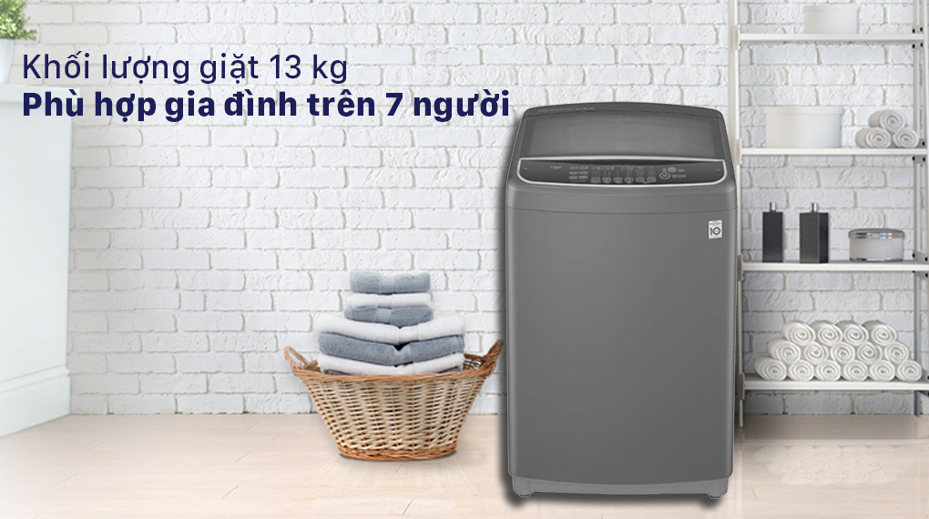 Máy giặt LG Inverter T2313VSAB có khối lượng giặt 13kg