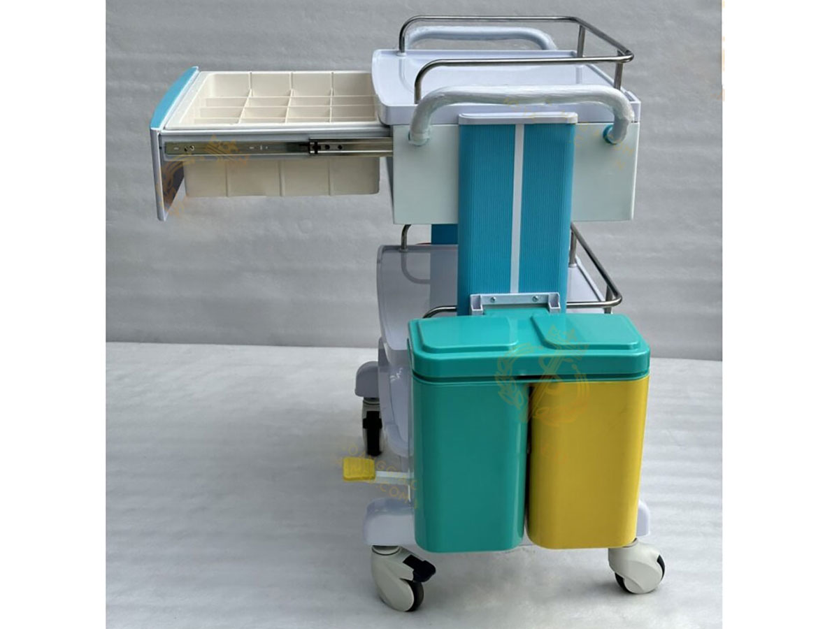 Xe đẩy tiêm 3 tầng 1 ngăn Yongxin QSTZ622