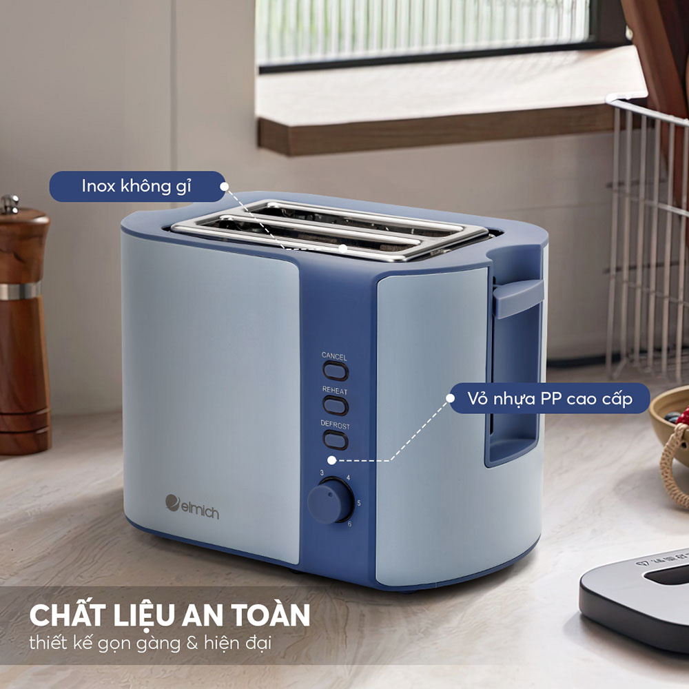 Máy nướng bánh mì Elmich TTE-8580