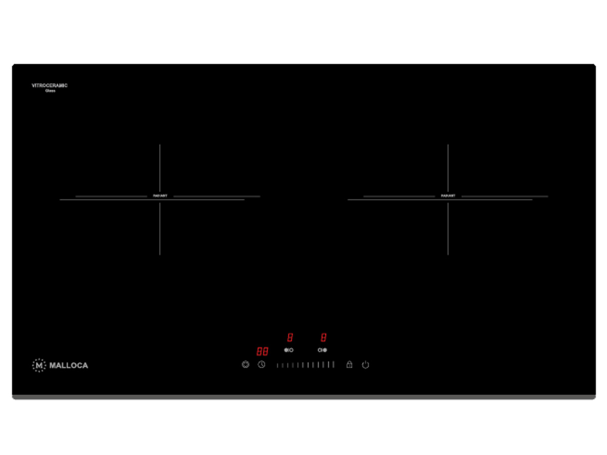 Bếp kính âm 2 điện Malloca MH-732RN