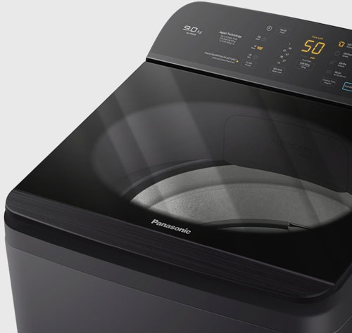 Máy giặt lồng đứng Panasonic 9kg NA-F90A9DRV có bảng điều khiển hiện đại