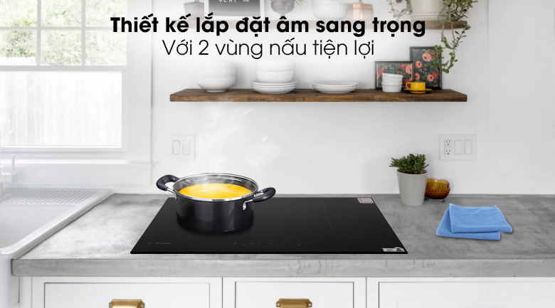 Bếp điện từ kết hợp lắp âm Malloca MIR 772