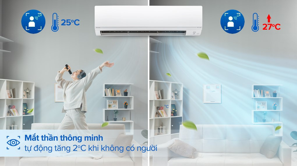 Điều hòa  2 chiều Daikin Inverter 2.5 HP FTHF60VAVMV