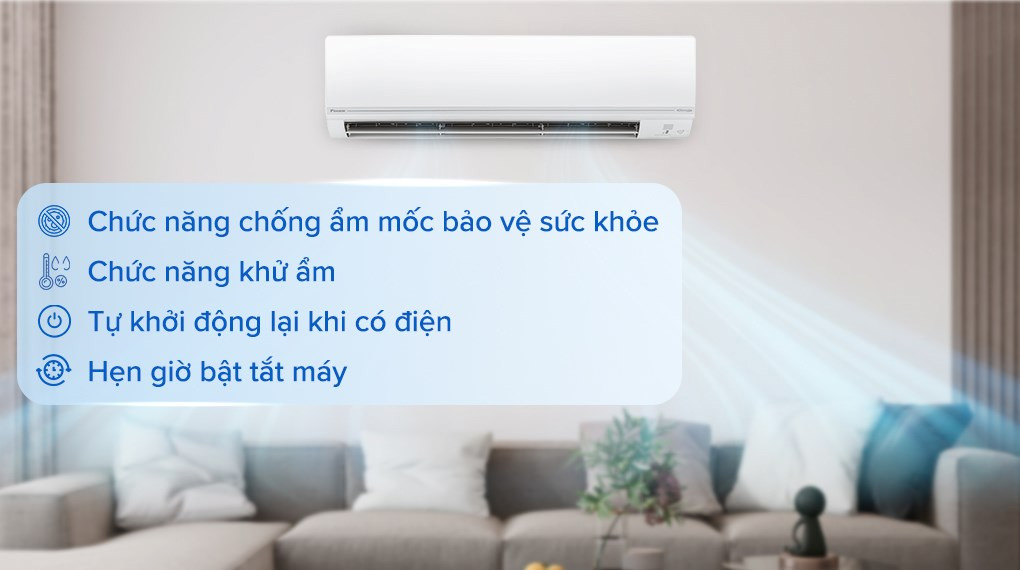 Điều hòa Daikin Inverter 2.5 HP FTHF60VAVMV