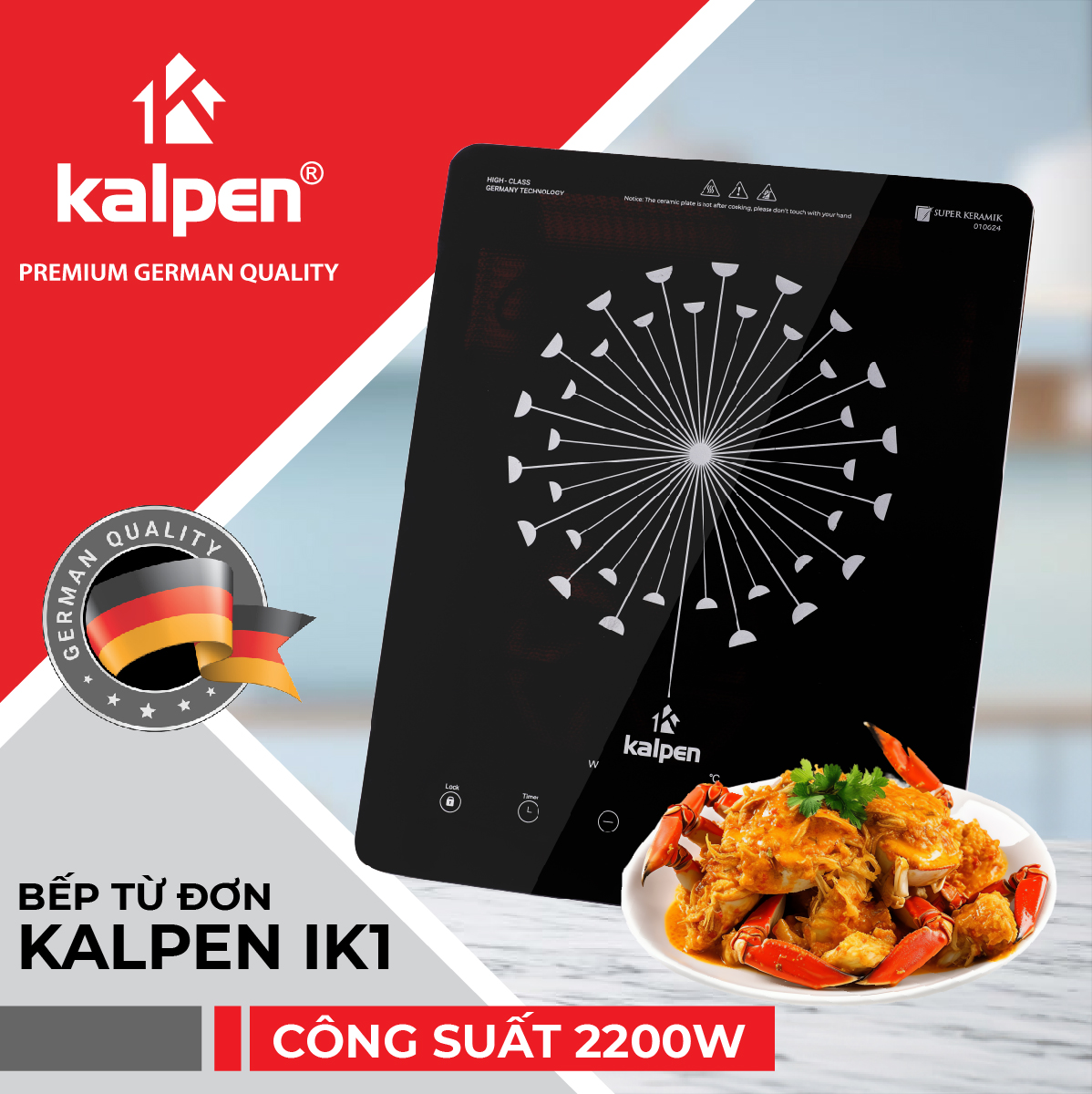 Bếp từ đơn Kalpen IK1