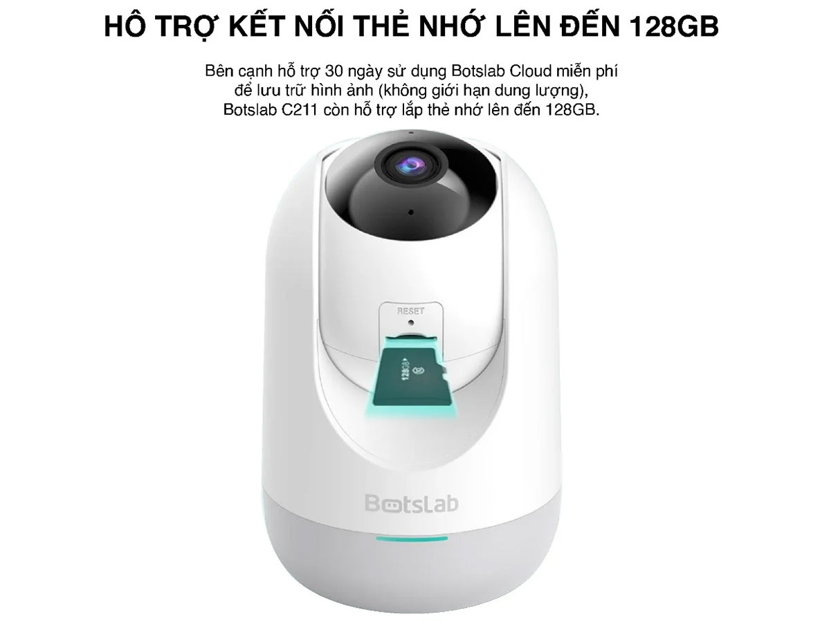 camera Wifi trong nhà Botslab C211