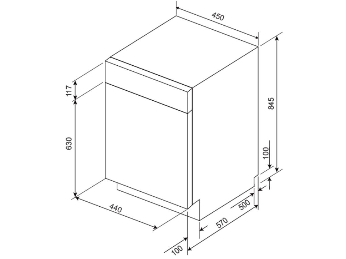 Máy rửa bát MDW10-BS08FS 10 bộ