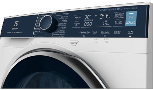 Bảng điều khiển máy giặt EWF1142Q7WB của Electrolux