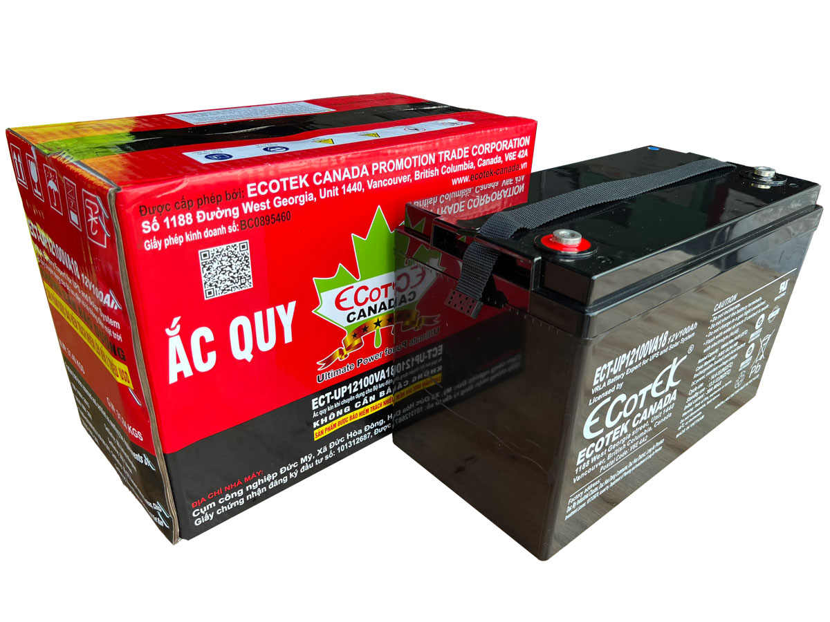 Ắc quy Ecotek 12V-100Ah