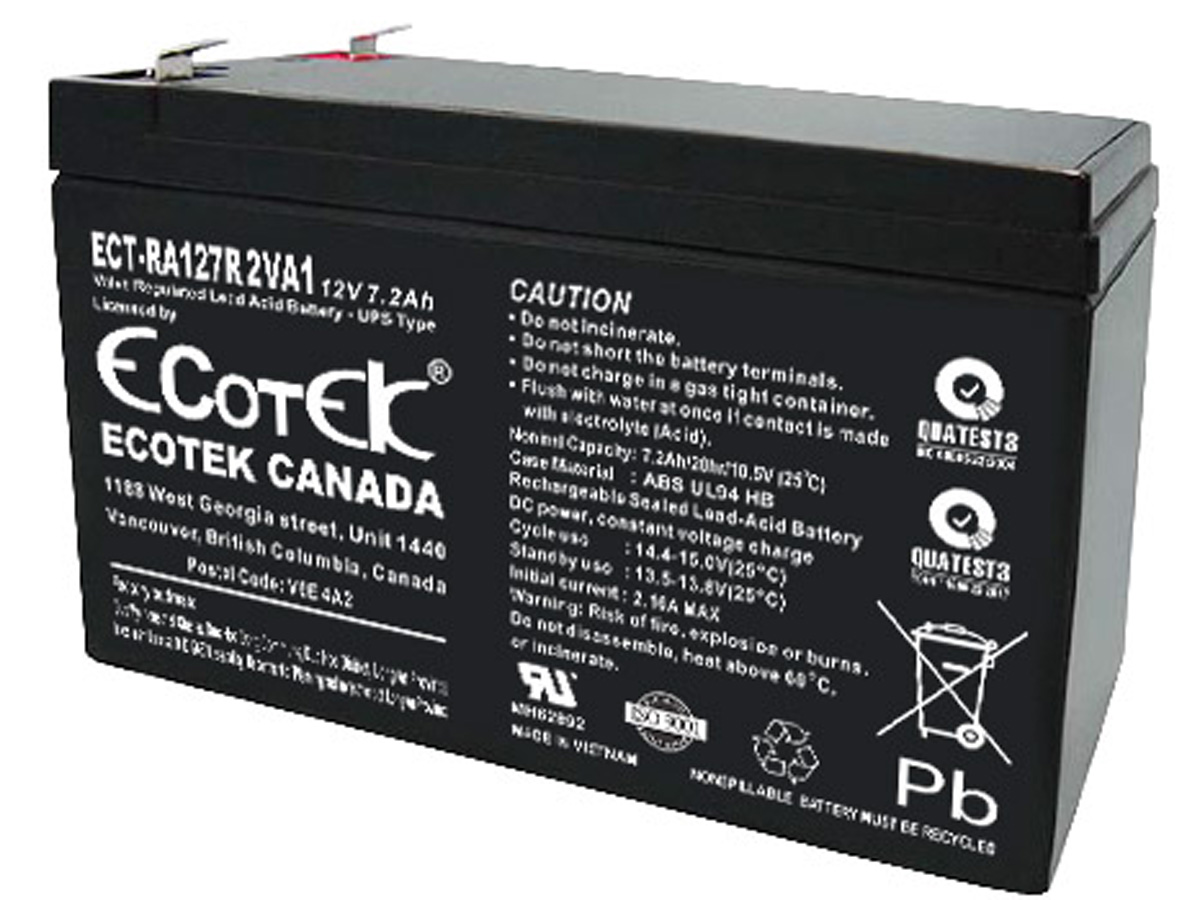 Ắc quy Ecotek 12V-7,2Ah