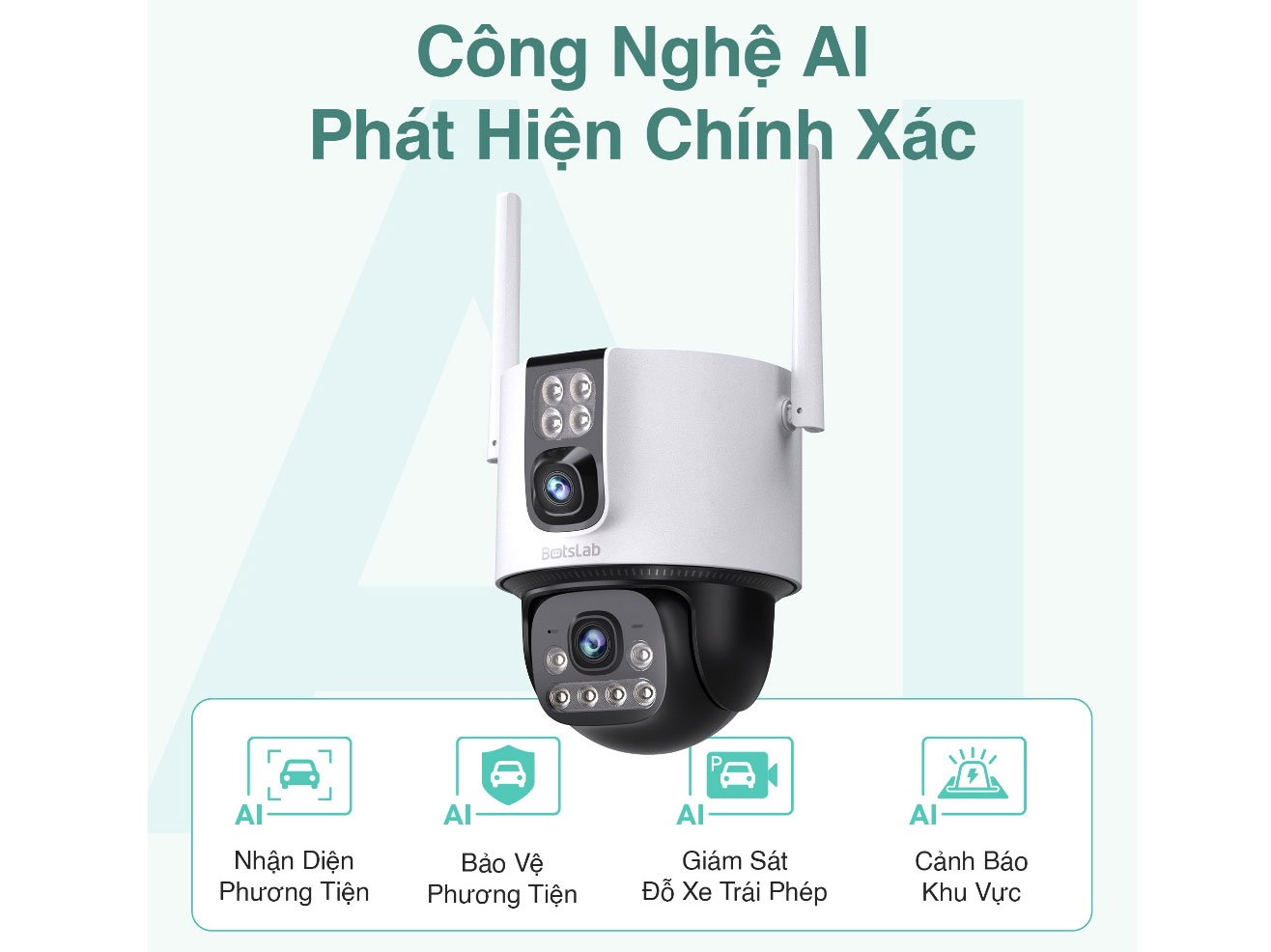 Camera Wifi ngoài trời 360 Botslab W315