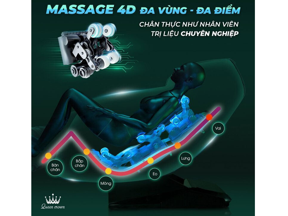 Ghế massage Queen Crown  