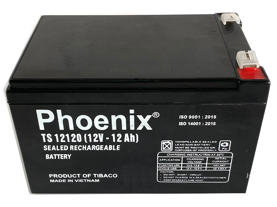 Ắc quy Phoenix 12V-12Ah TS12120