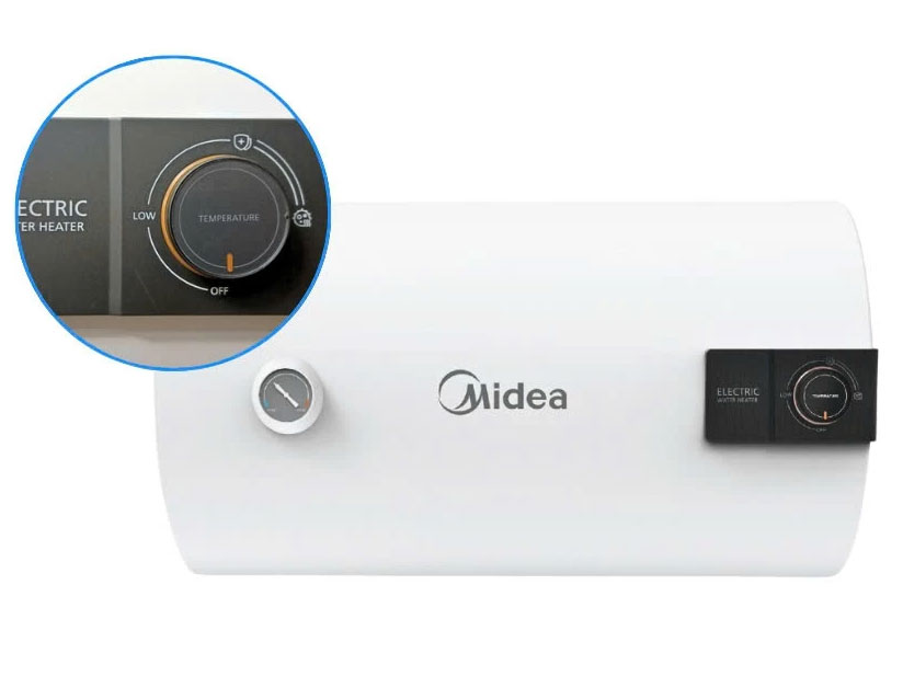 Bình tắm nước nóng gián tiếp Midea MWH30-25MA6 - 30 lít