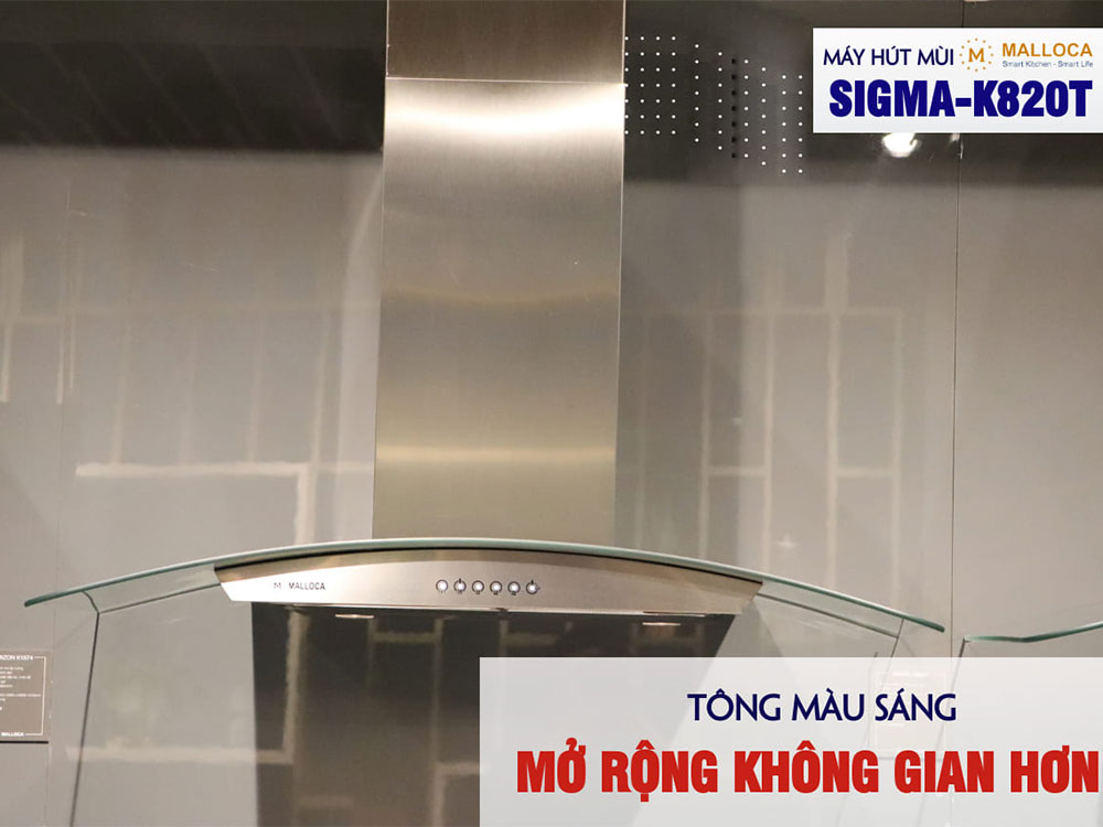 Máy hút khử mùi áp tường Malloca SIGMA-K820T