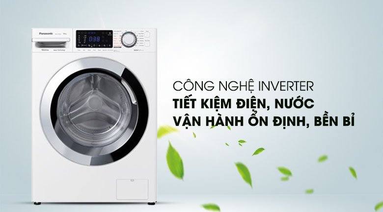 Công nghệ Inverter giúp máy giặt Panasonic tiết kiệm điện hiệu quả