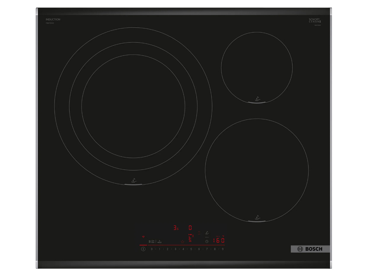 Bếp từ 3 vùng nấu Bosch PID675HC1E Serie 6