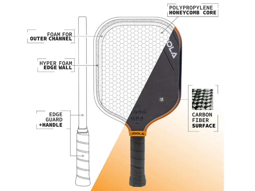 Vợt Pickleball Joola Collin Johns Scorpeus 3S 16mm