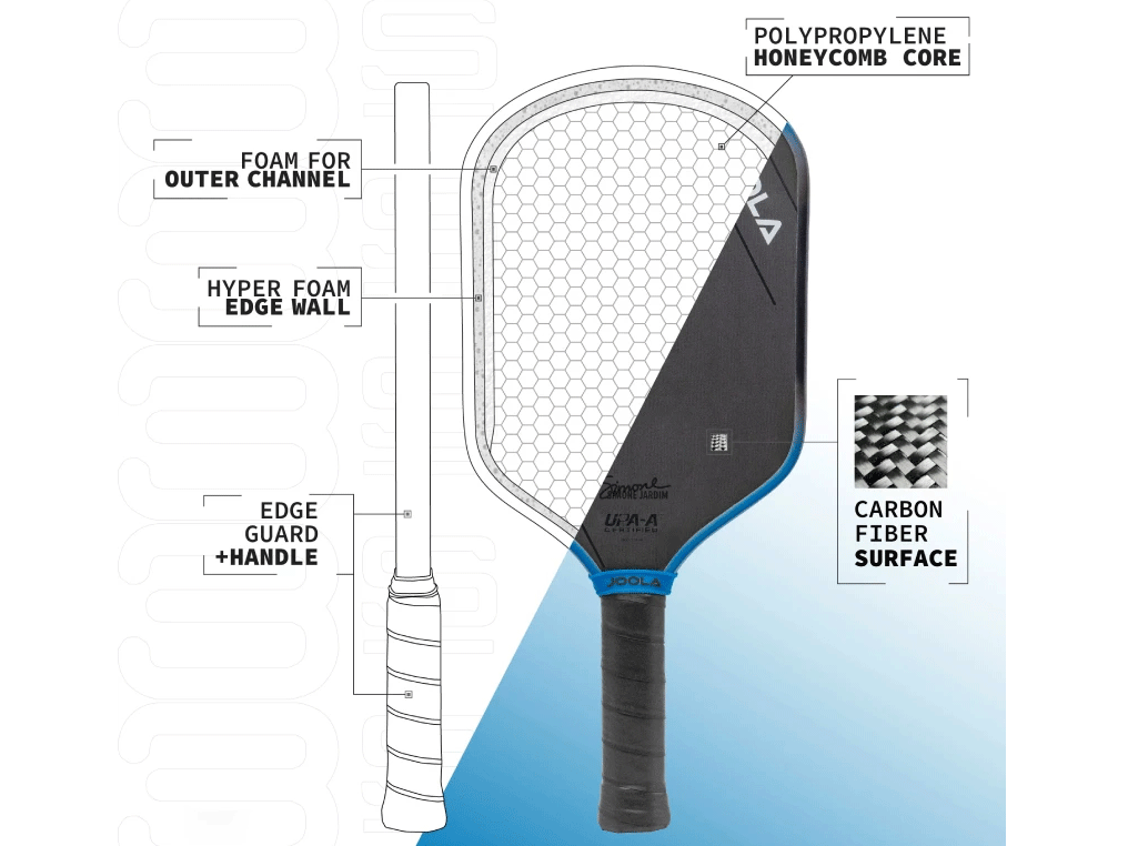 Vợt Pickleball Joola Simone Jardim Hyperion 3S 16mm đ