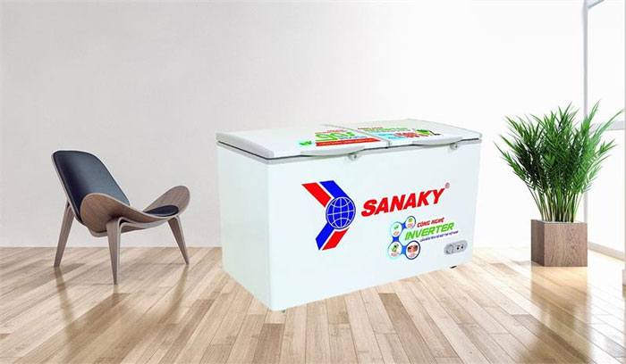 tủ đông Sanaky VH 2899A3 có kiểu dáng hiện đại, sang trọng