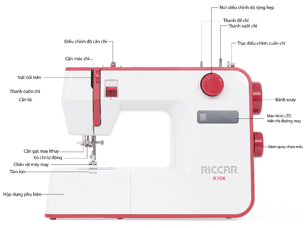 Máy may gia đình Riccar K10K (ZH20K1K01)